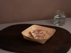 Boxen>DUNI Alga Schale Quadratisch 115 x 115 x 39 mm Braun