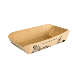 Boxen>DUNI Alga Schale Rechteckig 160 x 85 x 40 mm Braun