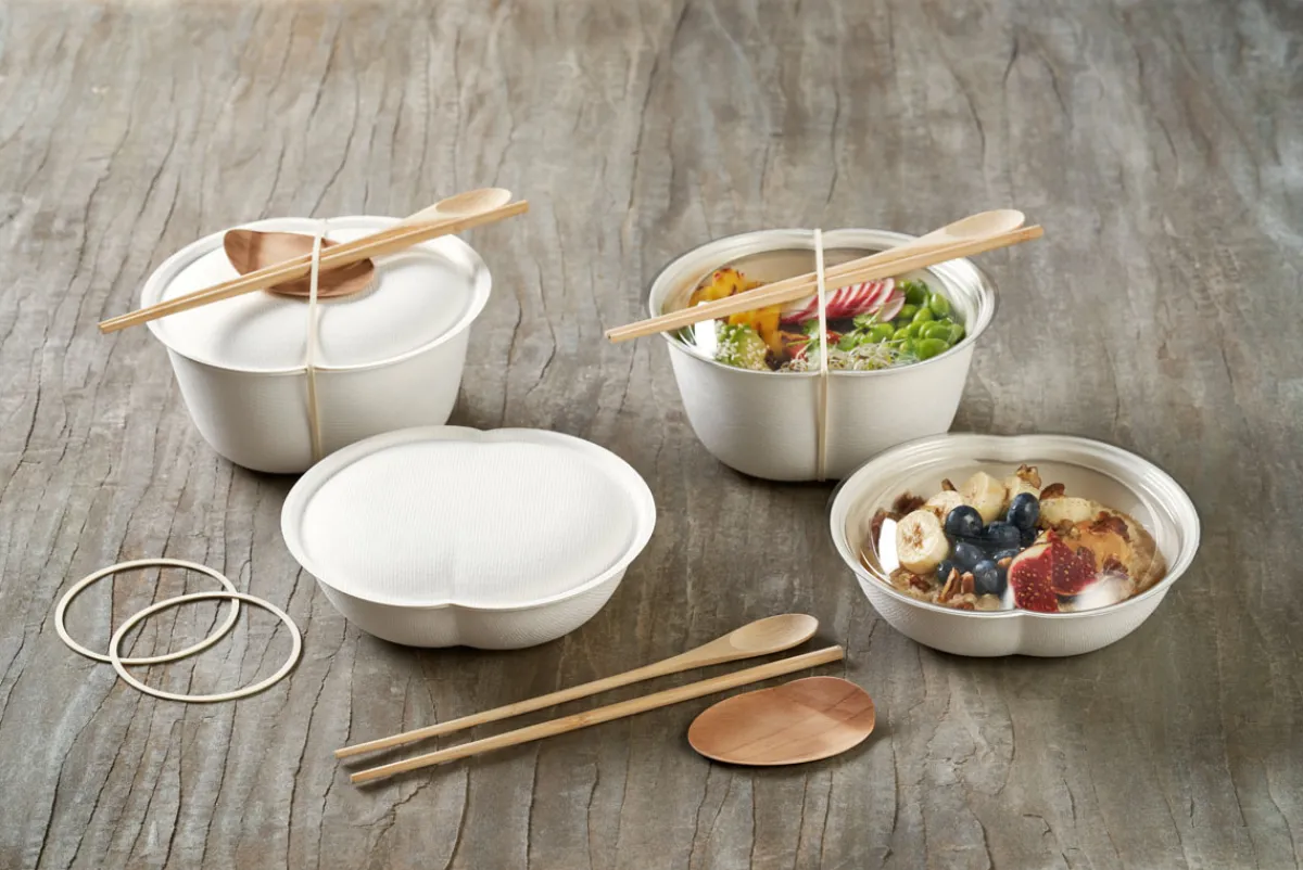 Schalen>DUNI Atlantis Schale 500 ml Weiß ungeteilt