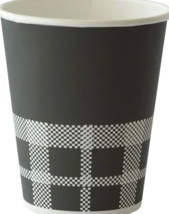 Pappbecher Und -Gläser>DUNI Becher Izza schwarz 24 cl Weiß