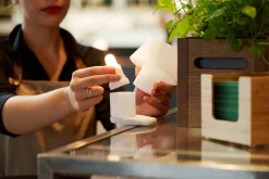 Serviettenspender>DUNI Besteckkästen Multi, Bambus 11 x 11 cm Braun