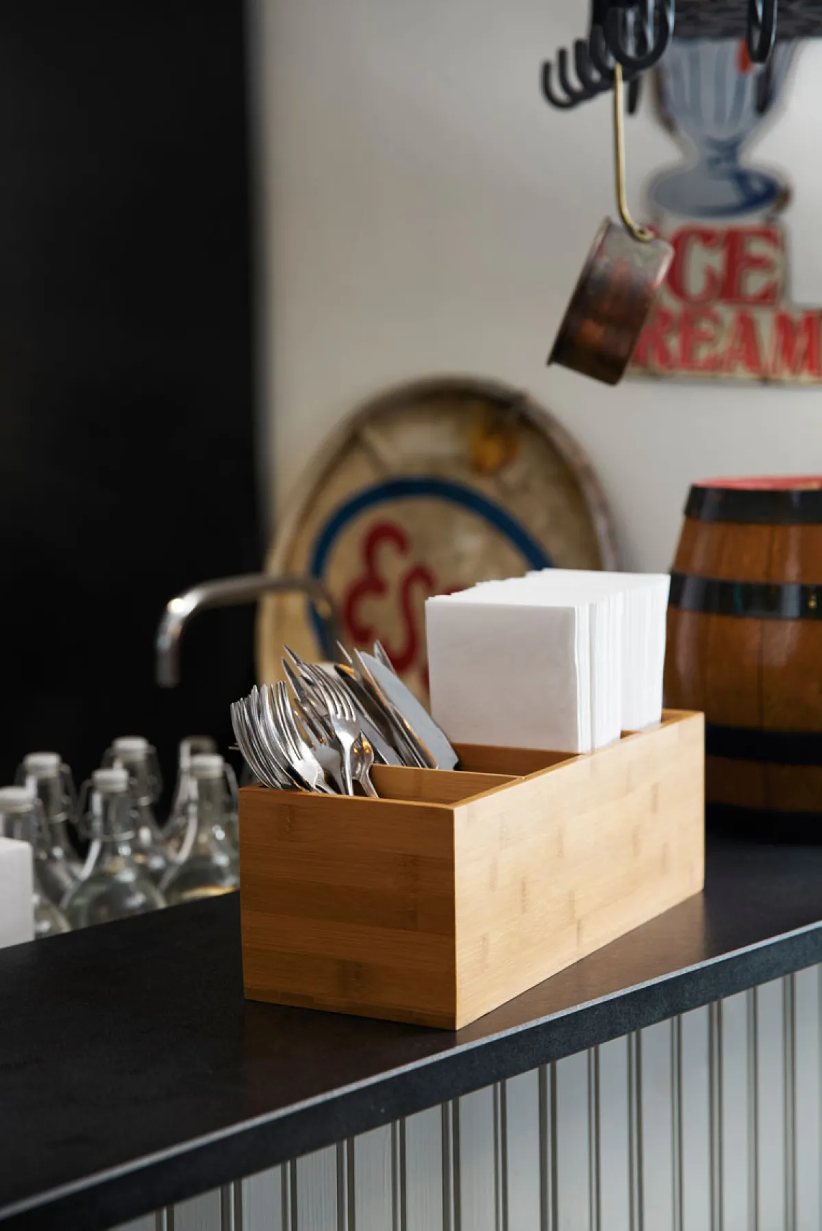 Serviettenspender>DUNI Besteckkästen Multi, Bambus ecoecho® 36 x 14 cm Nature