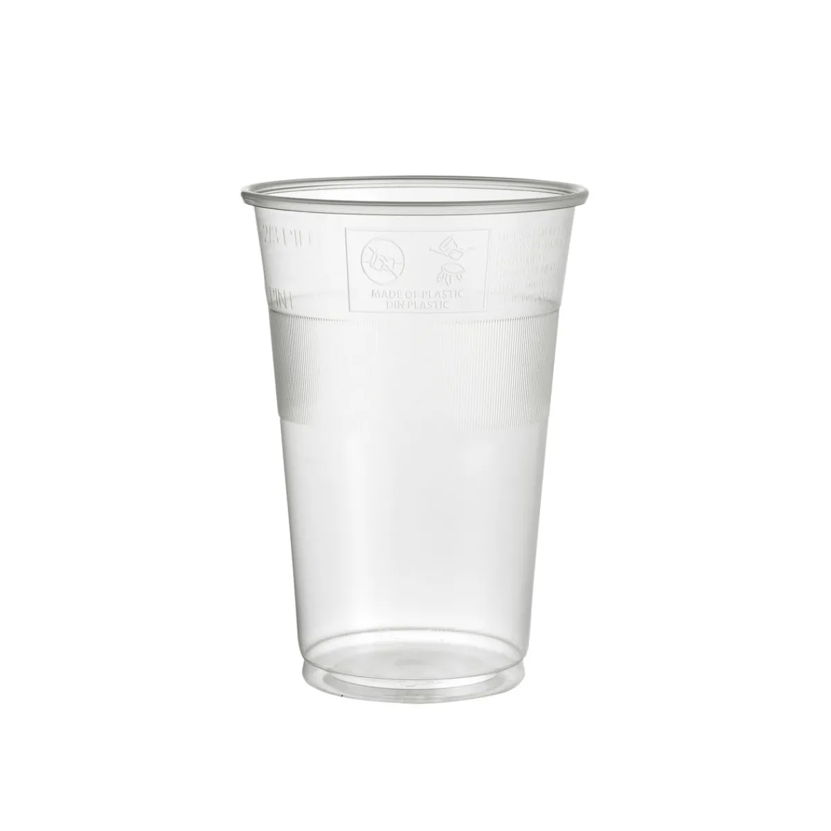 Plastikgläser Und -Becher>DUNI Bierglas 40 cl Transparent