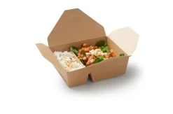 Boxen>DUNI Bio Box 400/480 ml Braun 2-Teilung