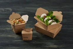 Boxen>DUNI Bio Box Nudeln Large 960 ml Braun ungeteilt