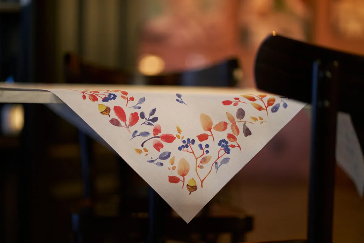 Hussen>DUNI Bio cel® Mitteldecken 84 x 84 cm Autumn Gradient