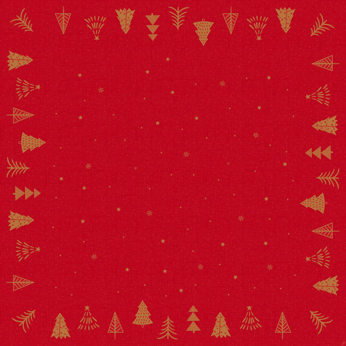 Hussen>DUNI Bio cel® Mitteldecken 84 x 84 cm Shimmer Trees