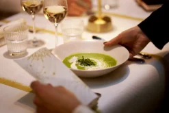 Tischläufer>DUNI Bio cel® Tête-à-Tête-Tischläufer 0,4 x 24 m Sparkly White