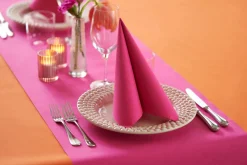Tischläufer>DUNI Bio cel® Tête-à-Tête-Tischläufer 0,4 x 24 m Fuchsia