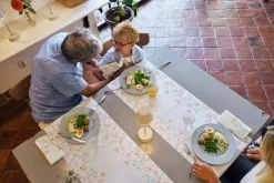 Tischläufer>DUNI Bio cel® Tête-à-Tête-Tischläufer 0,4 x 24 m Bunny Bloom