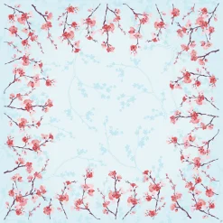 Hussen>DUNI Bio cel®-Mitteldecke 84 x 84 cm Cherry Breeze Blue