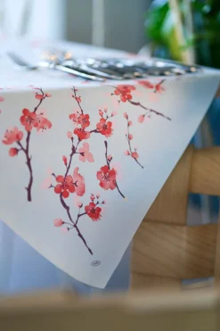 Hussen>DUNI Bio cel®-Mitteldecke 84 x 84 cm Cherry Breeze Blue