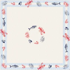 Hussen>DUNI Bio cel®-Mitteldecke 84 x 84 cm Sea Delights