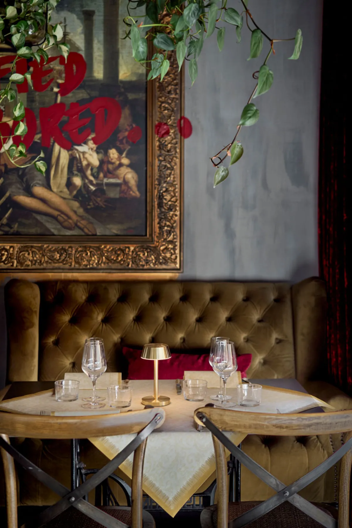 Hussen>DUNI Bio cel®-Mitteldecke 84 x 84 cm Rich Damast Cream