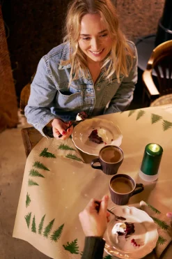 Hussen>DUNI Bio cel®-Mitteldecke 84 x 84 cm Humble trees