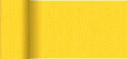 Tischläufer>DUNI Bio cel®-Tischläufer 0,15 x 20 Linnea Yellow