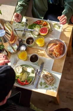 Tischsets>DUNI Bio cel®-Tischset 30 x 40 cm Paisley leaves