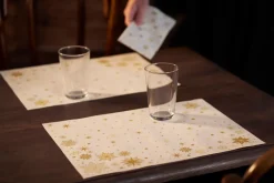 Tischsets>DUNI Bio cel®-Tischset 30 x 40 cm Stargazing Cream