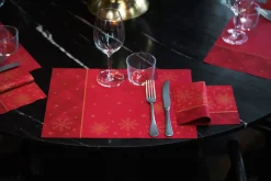 Tischsets>DUNI Bio cel®-Tischset 30 x 40 cm Rhombus Bordeaux