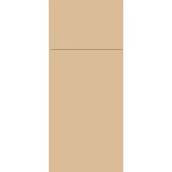 Bestecktaschen>DUNI Bio letto® Slim 40 x 33 cm Natural Brown