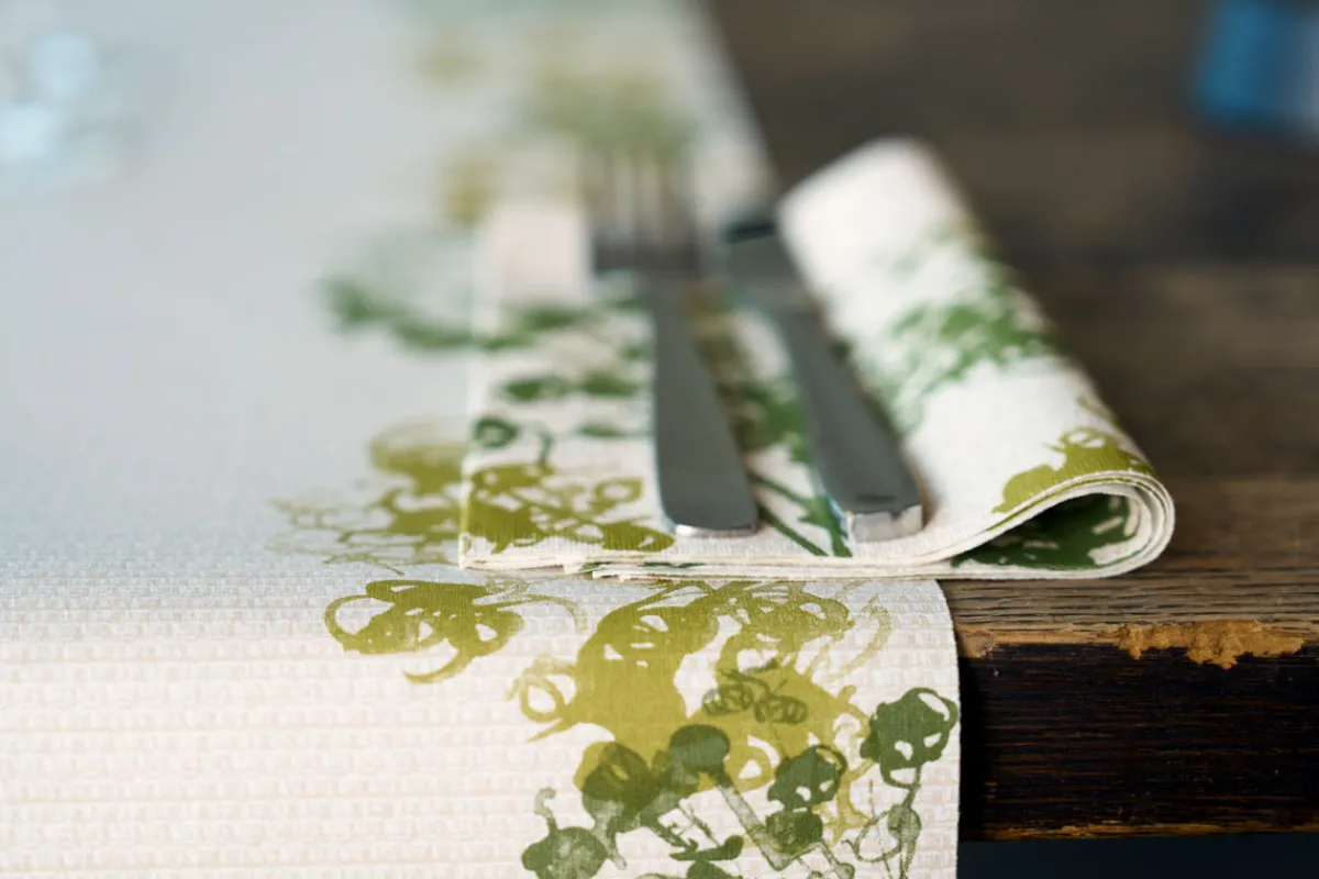 Servietten Im Dinnerformat>DUNI Bio soft® Serviette 40 x 40 cm Green Umbles