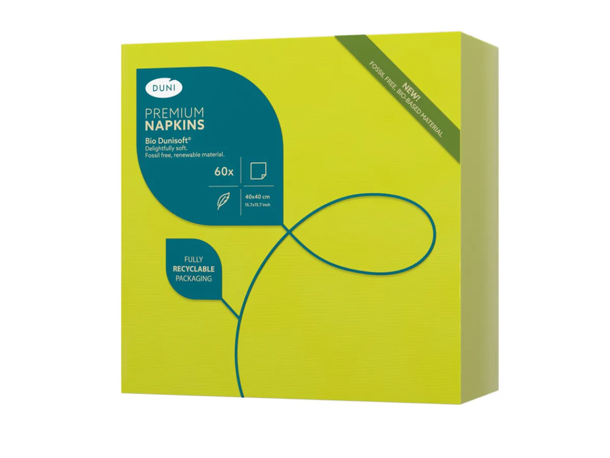 Servietten Im Dinnerformat>DUNI Bio soft® Serviette 40 x 40 cm Kiwi