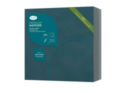 Servietten Im Dinnerformat>DUNI Bio soft® Serviette 40 x 40 cm Ocean Teal