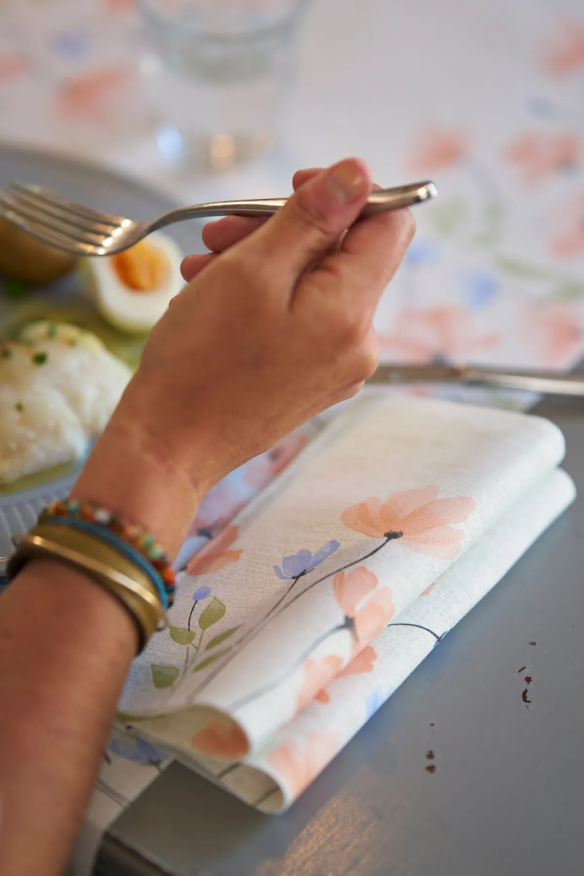 Servietten Im Dinnerformat>DUNI Bio soft® Serviette 40 x 40 cm Bunny Bloom