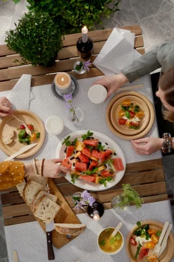 Bagasse Teller & Schalen>DUNI Bio Servierteller, Bagasse 32 cm Weiß