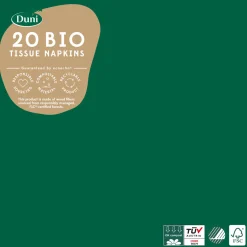 Servietten Im Lunchformat>DUNI Bio Tissue-Serviette 33 x 33 cm Jägergrün 3-lagig