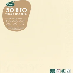 Servietten Im Lunchformat>DUNI Bio Tissue-Serviette 33 x 33 cm Cream 3-lagig