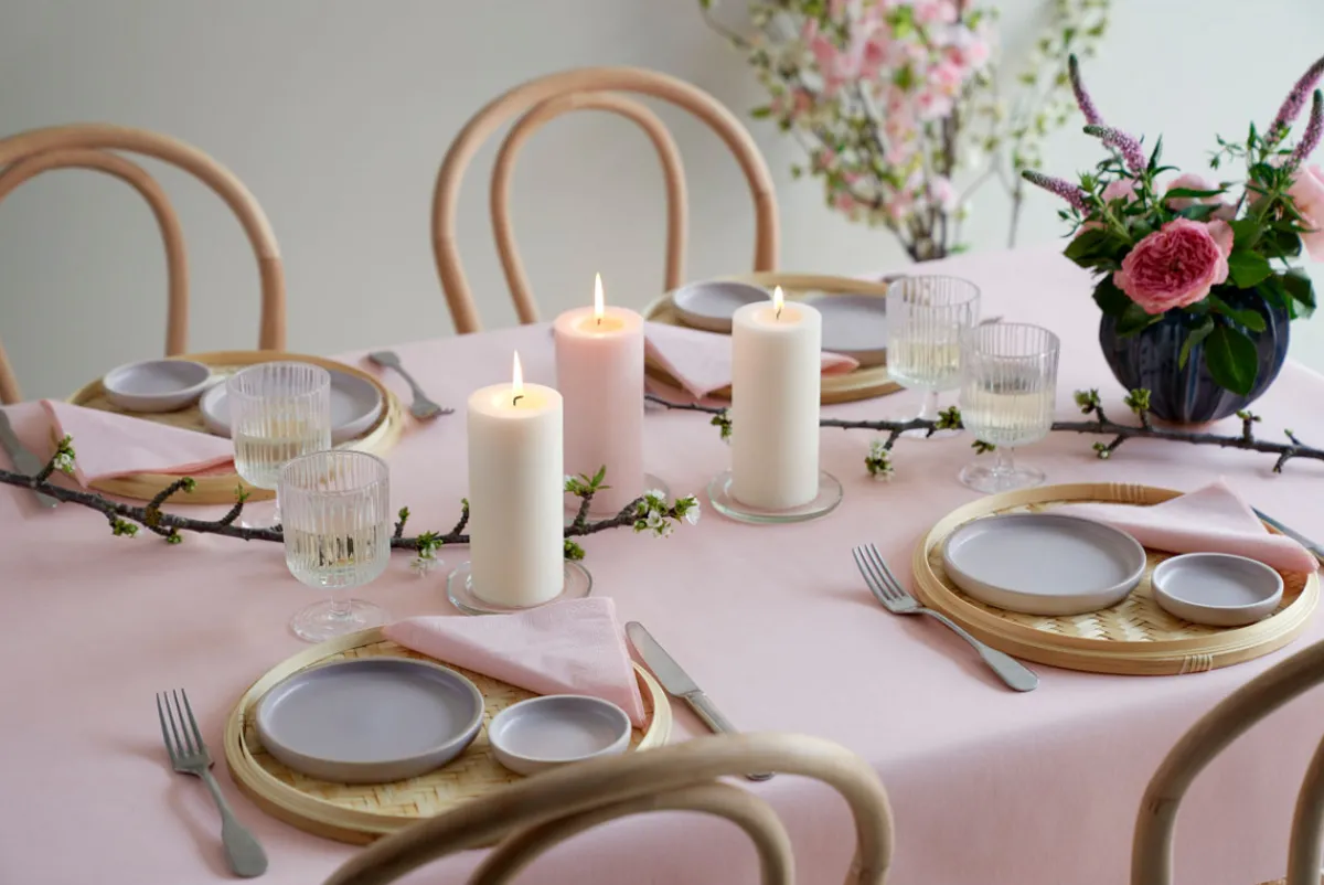 Servietten Im Lunchformat>DUNI Bio Tissue-Serviette 33 x 33 cm Mellow Rose 3-lagig