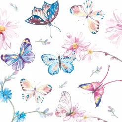 Servietten Im Lunchformat>PAPER + DESIGN Bio Tissue-Serviette 33 x 33 cm Butterflies 3-lagig