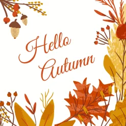 Servietten Im Lunchformat>PAPER + DESIGN Bio Tissue-Serviette 33 x 33 cm Hello Autumn 3-lagig