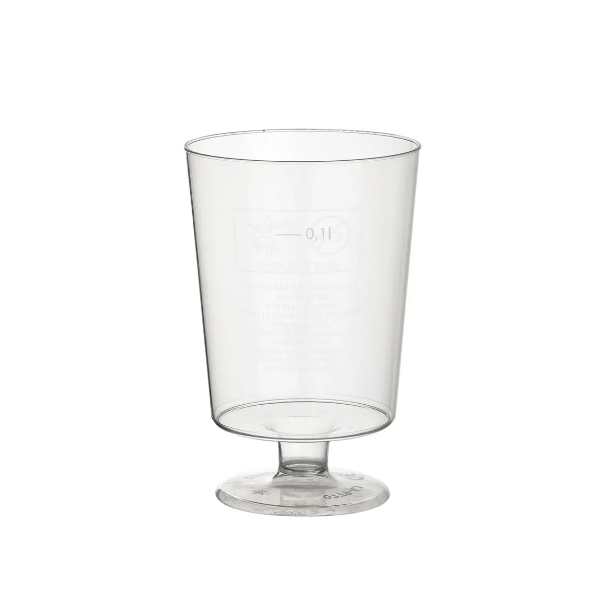 Plastikgläser Und -Becher>DUNI Bio Weinglas 15,7 cl Transparent