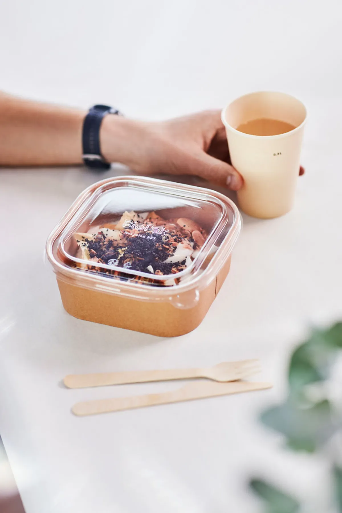 Pappbecher Und -Gläser>DUNI Breeze Becher 35 cl Nature