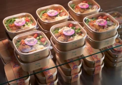 Boxen>DUNI Brick Box Medium 750 ml Braun ungeteilt