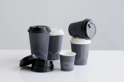 Pappbecher Und -Gläser>DUNI Circuit Kaffeebecher 24 cl Weiß