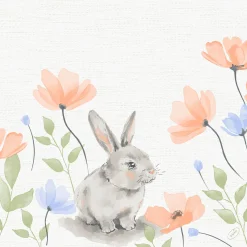 Servietten Im Dinnerformat>DUNI Classic-Serviette 40 x 40 cm Bunny Bloom