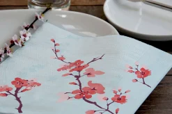 Servietten Im Dinnerformat>DUNI Classic-Serviette 40 x 40 cm Cherry Breeze Blue