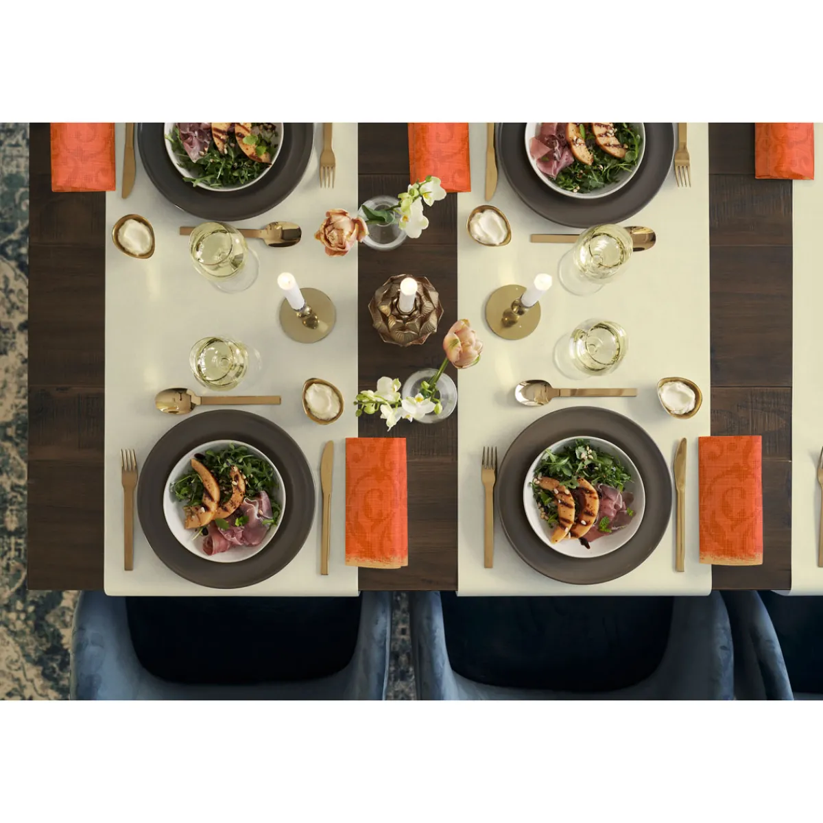 Servietten Im Dinnerformat>DUNI Classic-Serviette 40 x 40 cm Royal Sun Orange