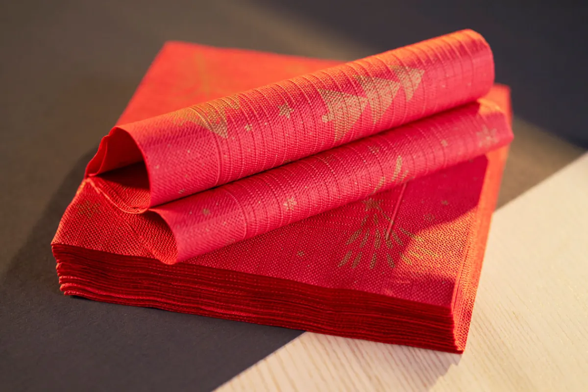 Servietten Im Dinnerformat>DUNI Classic-Serviette 40 x 40 cm Shimmer Trees