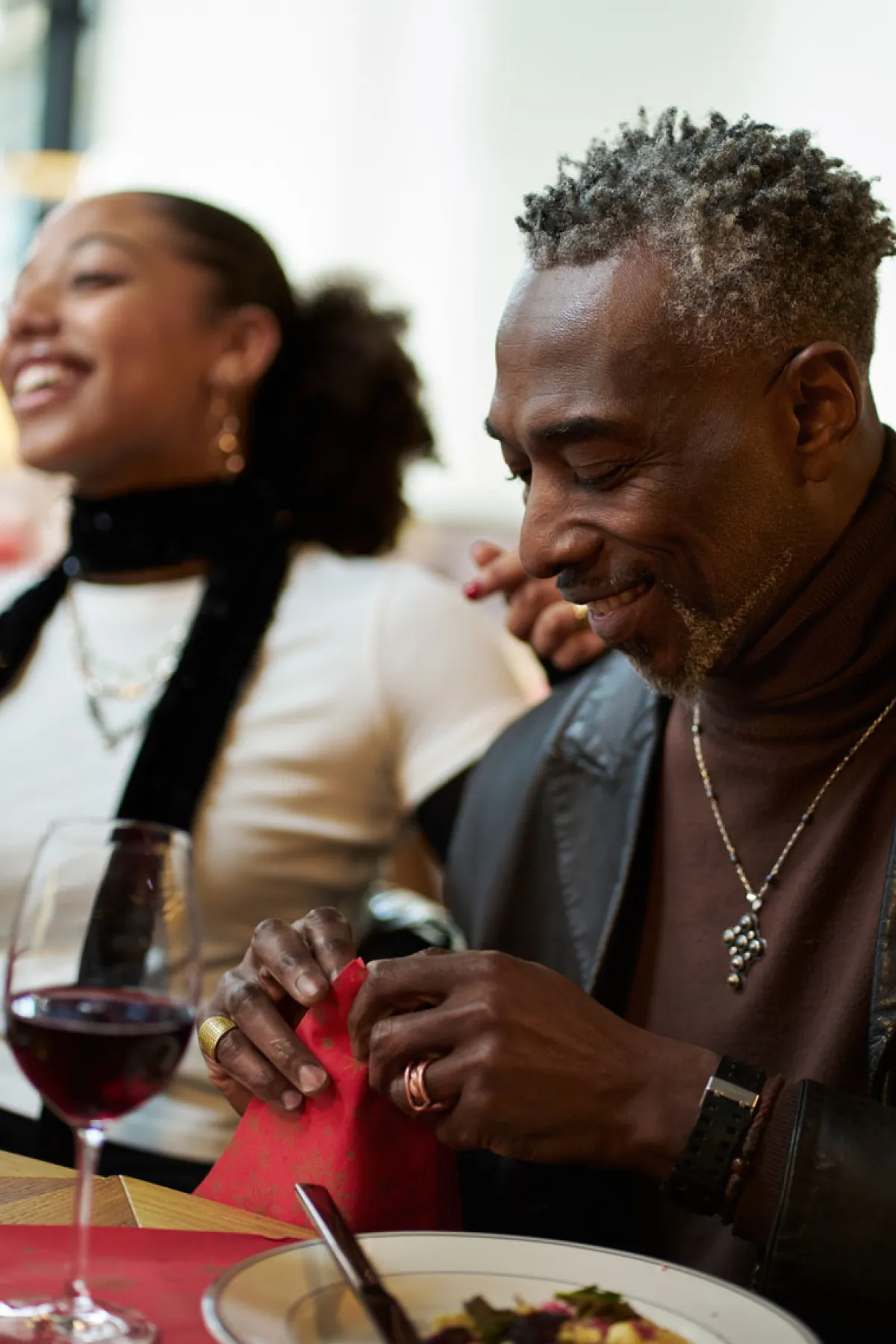 Servietten Im Dinnerformat>DUNI Classic-Serviette 40 x 40 cm Stargazing Red