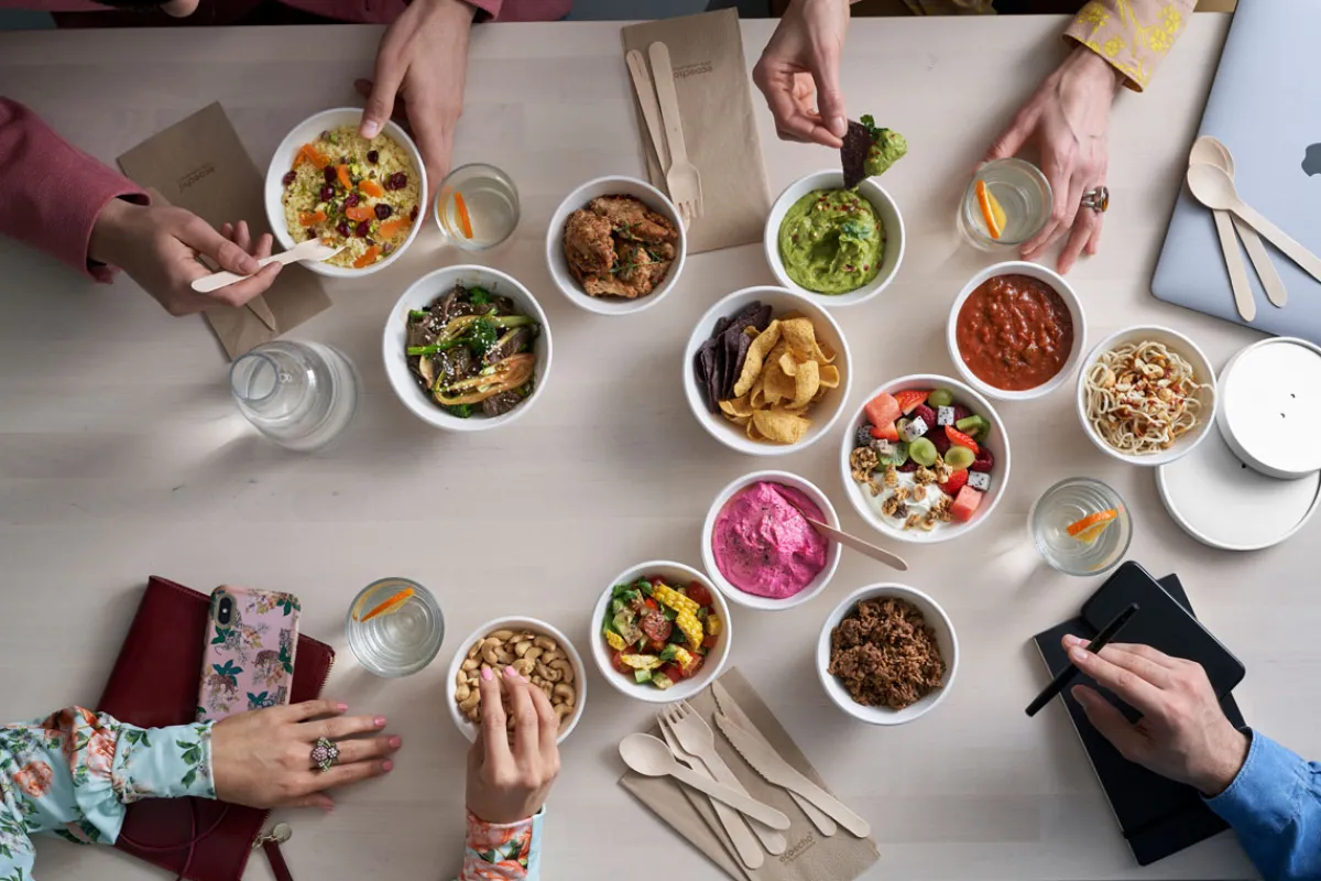 Schalen>DUNI Coppa Schale 350 ml Weiß ungeteilt