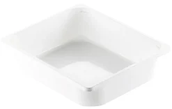 Siegelschalen>DUNIFORM CPET-Schale ½ GN 325 x 265 x 79 mm Weiß ungeteilt