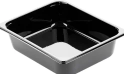 Siegelschalen>DUNIFORM CPET-Schale ½ GN 325 x 265 x 79 mm Schwarz ungeteilt