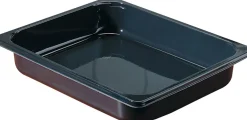 Siegelschalen>DUNIFORM CPET-Schale ½ GN 325 x 265 x 50 mm Schwarz ungeteilt