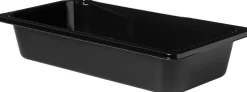 Siegelschalen>DUNIFORM CPET-Schale 1/3 GN 326 x 176 x 60 mm Schwarz ungeteilt