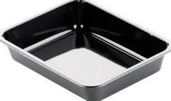 Siegelschalen>DUNIFORM CPET-Schale 225 x 175 x 43 mm Schwarz ungeteilt