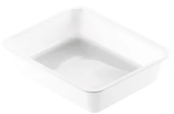 Siegelschalen>DUNIFORM CPET-Schale 225 x 175 x 54 mm Weiß ungeteilt